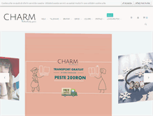 Tablet Screenshot of charm.ro